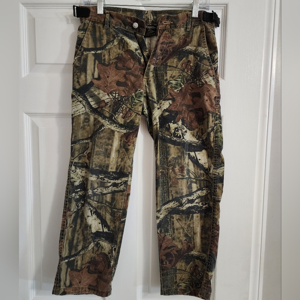 Camo Hunting Pants Youth Medium